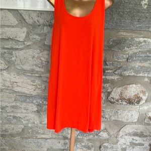Vibrant orange dress/cover up